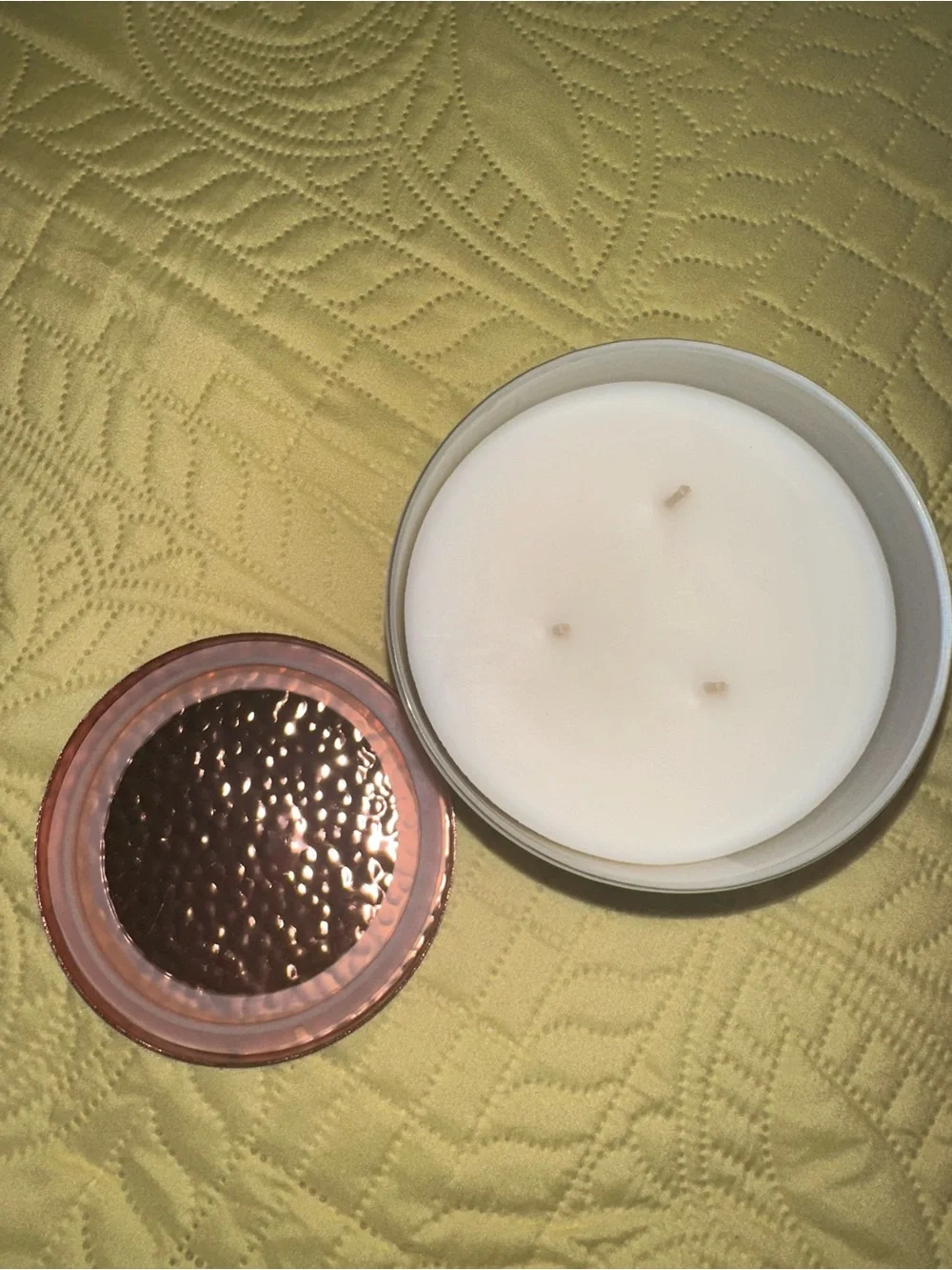 Bath & Body Works Cypress Candle - Blue and Black Accents